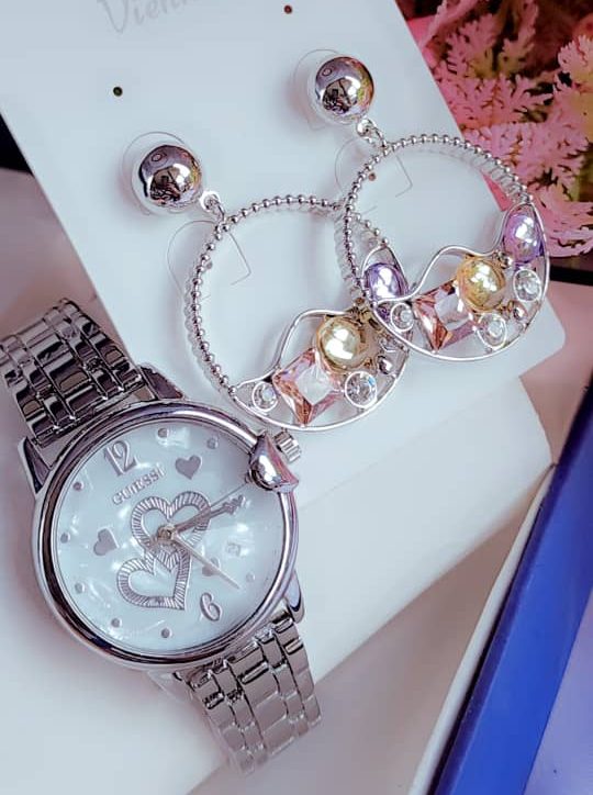 ENSEMBLE BOUCLE VIENNOIS ET MONTRE